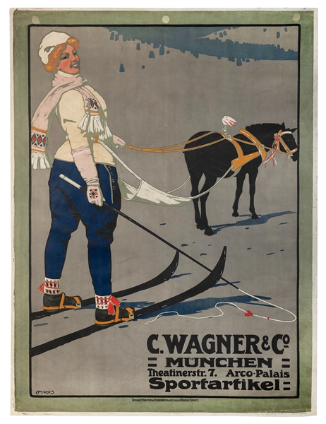  MOOS, Carl Franz (1878-1959). C. Wagner & Co. / Munchen / S...