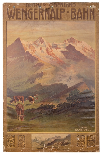  RECKZIEGEL, Anton (1865-1936). Berner Oberland / Wengernalp...