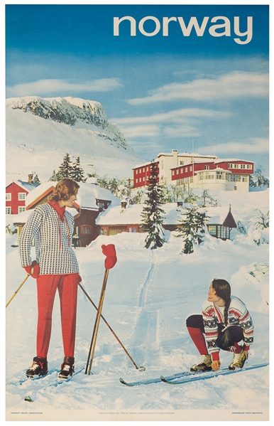  Norway / [Ski / Winter Sports]. Norway: Grondahl & Son, 196...