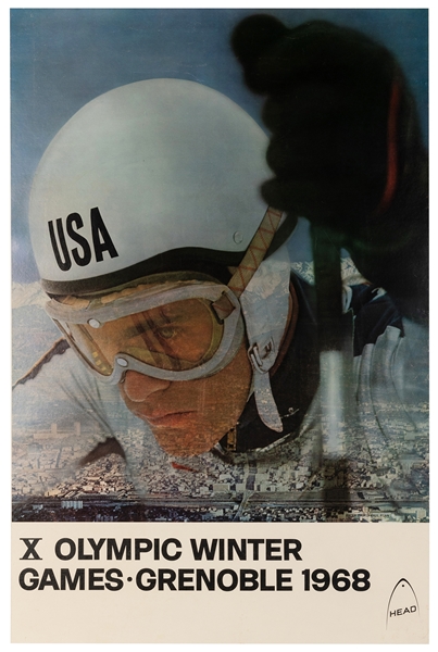  X Olympic Winter Games / Grenoble 1968. Photographic poster...