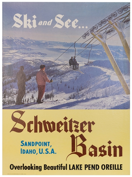  Ski and See Schweitzer Basin / Sandpoint, Idaho. Caldwell, ...