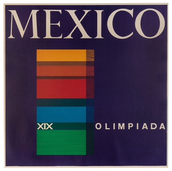  Mexico XIX Olimpiada. Impresos Automaticos de Mexico, S.A. ...