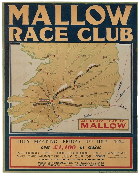  Mallow Race Club / July Meeting, Friday 4th July, 1924. Dub...