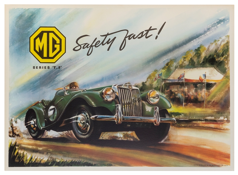  PELLING, J. MG Series T.F. / Safety Fast! 1953. [Oxford]: T...