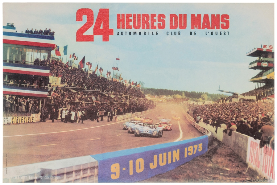  24 Heures du Mans. 1973. Imp. Commerciale Le Mans/Le Pilier...