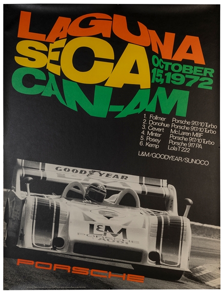  Laguna Seca / Can Am / Porsche. 1972. Germany: Atelier Stre...