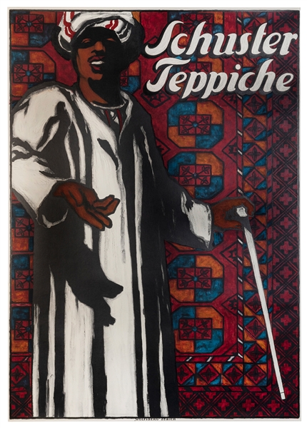  SCHAUPP, Richard (1871-1954). Schuster / Teppiche. 1917. Zu...