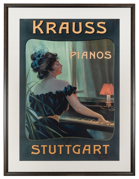  Krauss Pianos / Stuttgart. Stuttgart: Hofkunstanstalt Eckst...
