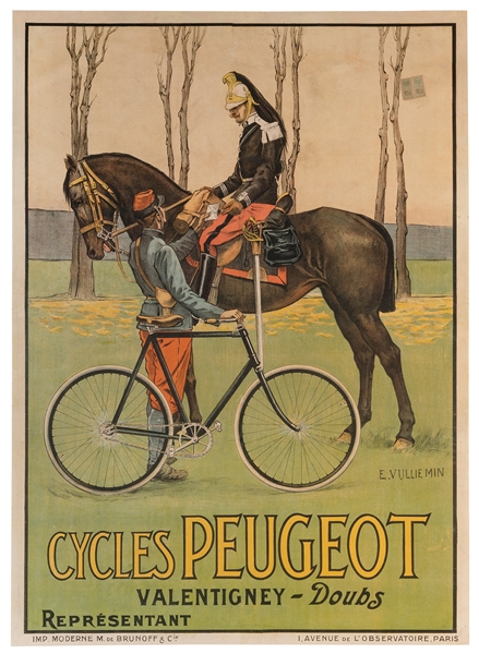  VULLIEMIN, Ernest. Cycles Peugeot. Paris: Moderne M. de Bru...