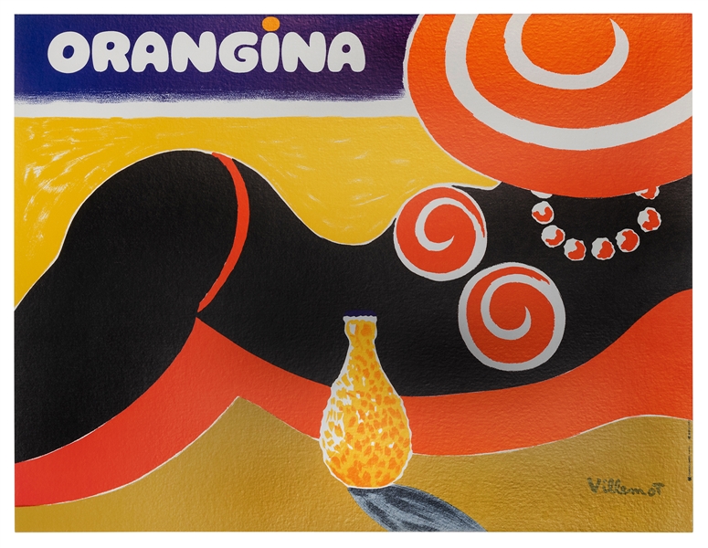  VILLEMOT, Bernard (1911-1989). Orangina. France: Createurs ...