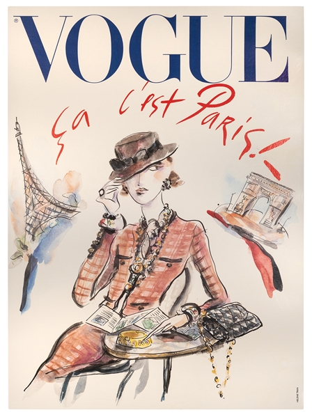  TRAN, Helene (b. 1954). Vogue / ca c’est Paris! 1980s/90s. ...