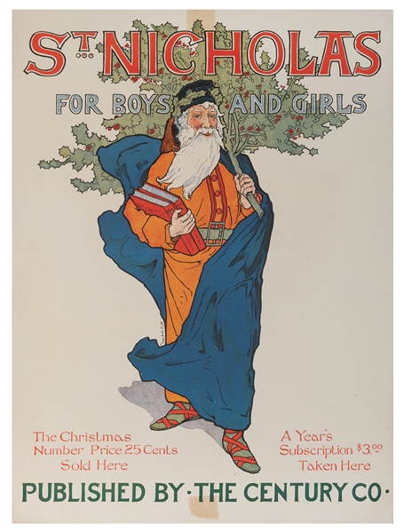  [CHRISTMAS]. St. Nicholas for Boys and Girls. New York: The...