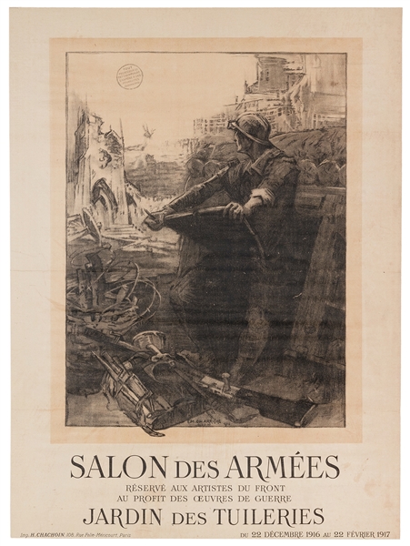  CHARRIERE, Em. Salon des Armees. Paris: H. Chachoin, 1917. ...