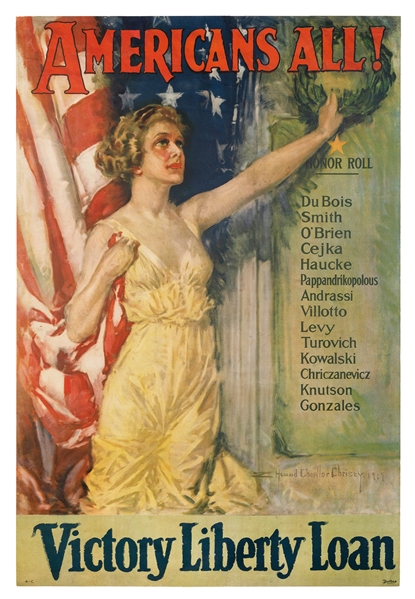  CHRISTY, Howard Chandler (1872-1952). Americans All! / Vict...