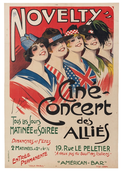  DOLA, Georges (Edmond Vernier, 1872-1950). Novelty Cine-Con...