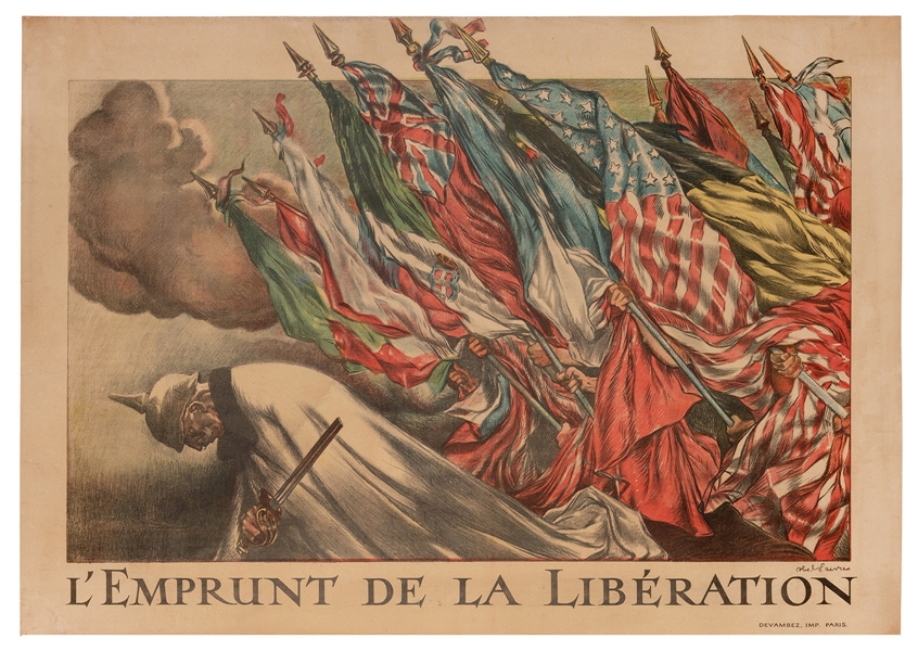  FAIVRE, Jules Abel (1867-1945). L’Emprunt de la Liberation....