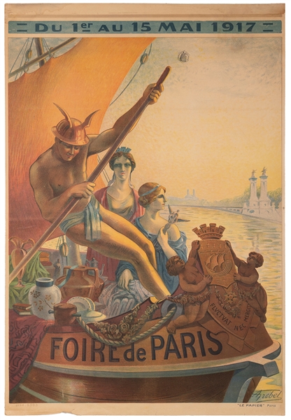  GREBEL, Alphonse (1885-1968). Foire de Paris / Mai 1917. Pa...