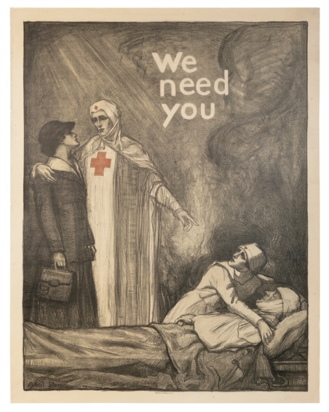  STERNER, Albert. We Need You. New York: American Lithograph...