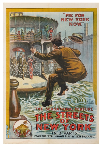  The Streets of New York / “Me for New York Now.” 1913. Clev...