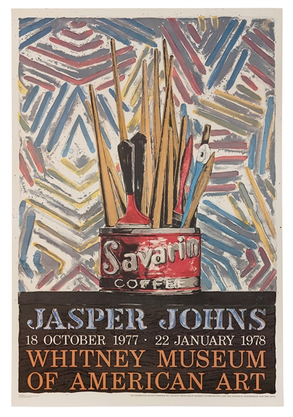  JOHNS, Jasper (b. 1930). Jasper Johns / Whitney Museum of A...
