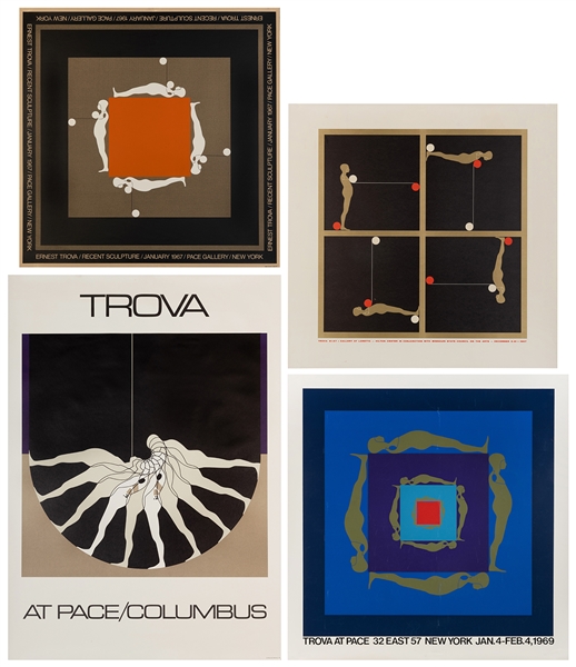  TROVA, Ernest (1927-2009). A group of 5 posters. 1967-1969....
