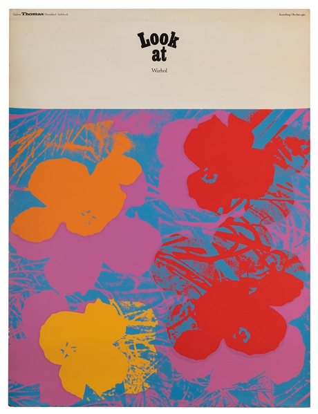  WARHOL, Andy (1928-1987). Look at Warhol. 1970. Screenprint...