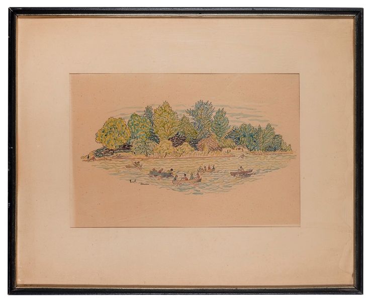  ARMIN, Emil (1883-1971). Outing. 20th century. Pen and wate...
