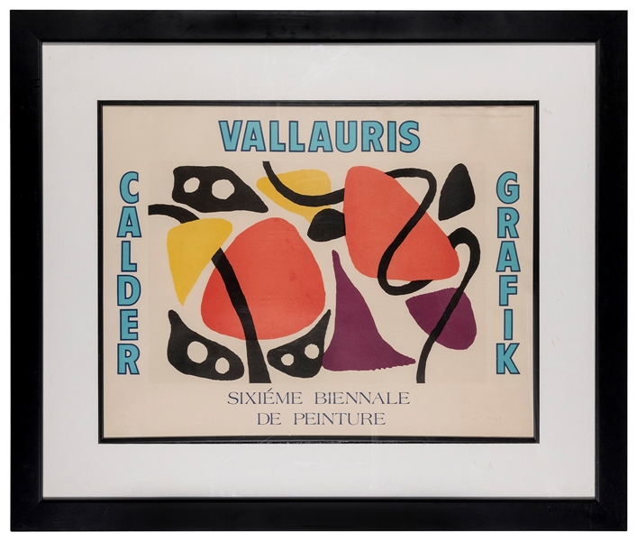  CALDER, Alexander (1898-1976). Vallauris Calder Grafik. Cir...