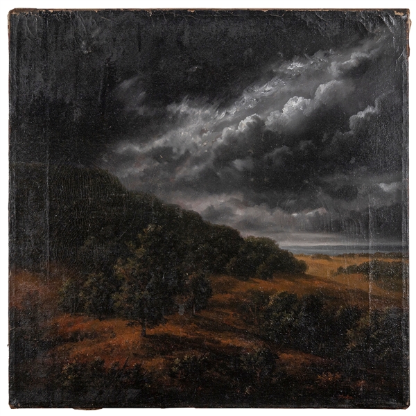  LOCKER, Thomas (1937-2012). Untitled (Storm Clouds). 20th c...