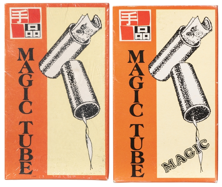  Magic Tube. Tokyo: Tenyo, 1974. T-65 A black plastic tube f...