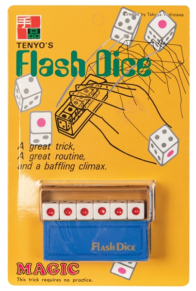 Flash Dice. Tokyo: Tenyo, 1976. T-72 A set of six dice set ...