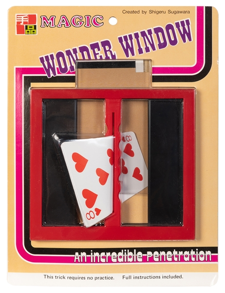  Wonder Window. Tokyo: Tenyo, 1982. T-114 A playing card pen...