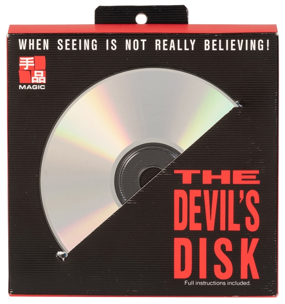  Devil’s Disk. Tokyo: Tenyo, 1988. T-138 A CD is placed into...