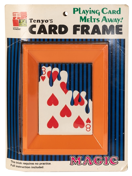  Card Frame. Tokyo: Tenyo, 1977. T-84 A playing card placed ...