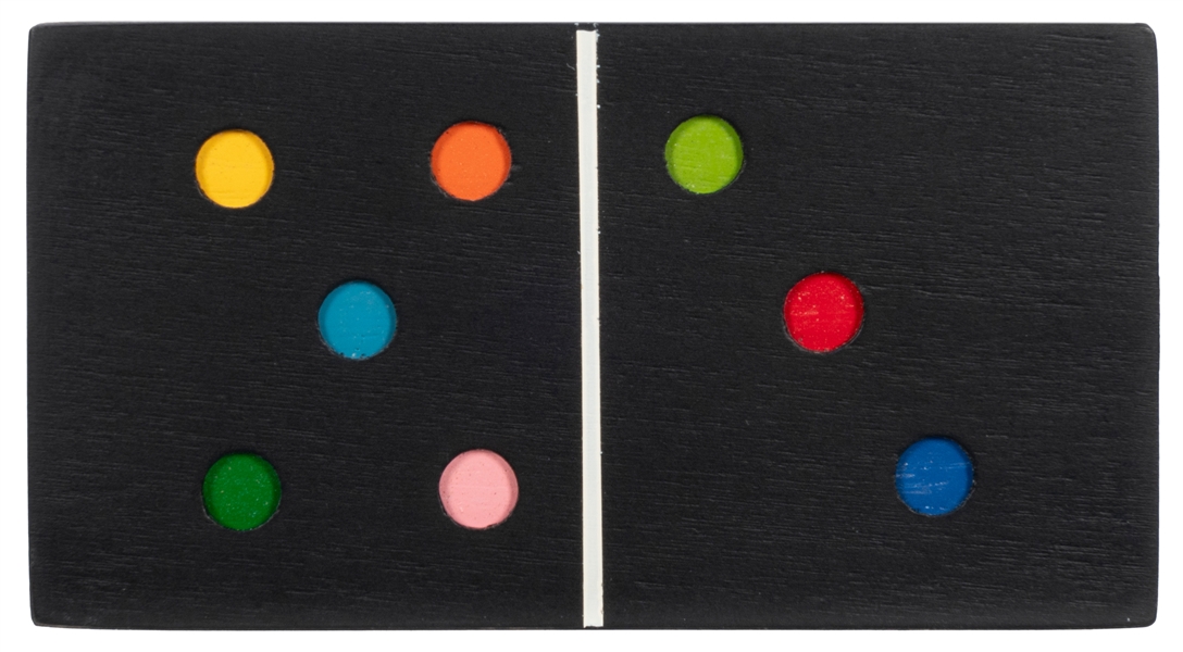  Dotty Domino. Middlesex: Alan Warner, 1990s. A large black ...