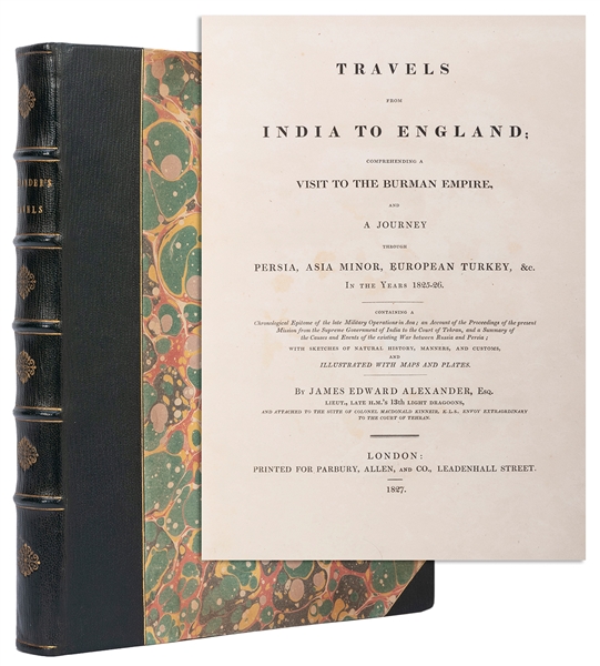  ALEXANDER, James Edward, Capt. (1803–1885). Travels from In...