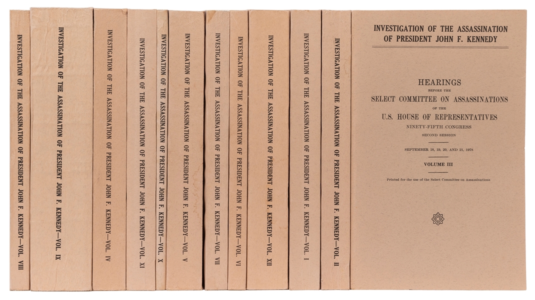  [KENNEDY ASSASSINATION]. Investigation of the Assassination...