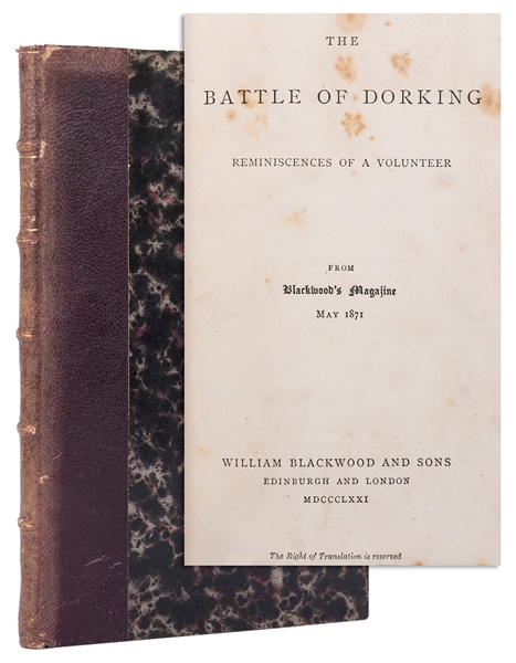  CHESNEY, George Tomkyns (1830-1895). The Battle of Dorking:...