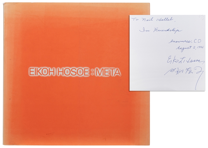  HOSOE, Eikoh (b. 1933). Meta. Los Angeles: Curatorial Assis...