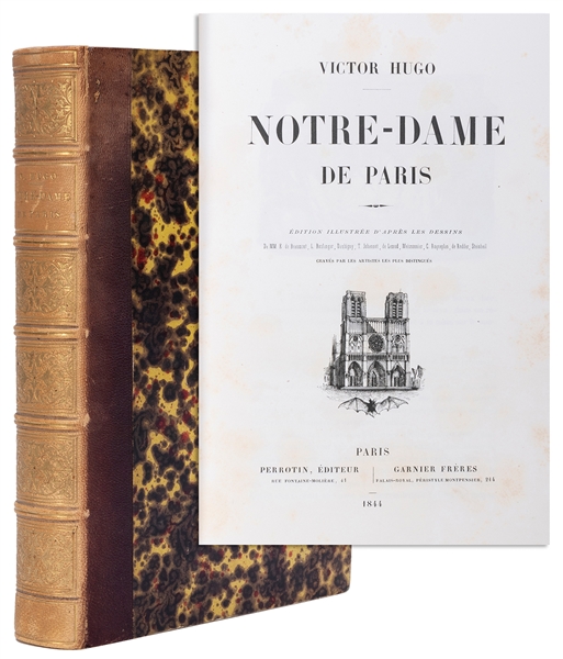  HUGO, Victor (1802–1885). Notre–Dame de Paris. Paris: Perro...