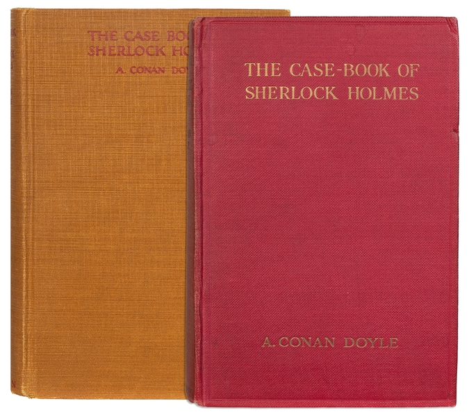  DOYLE, Arthur Conan (1859–1930). The Case–Book of Sherlock ...