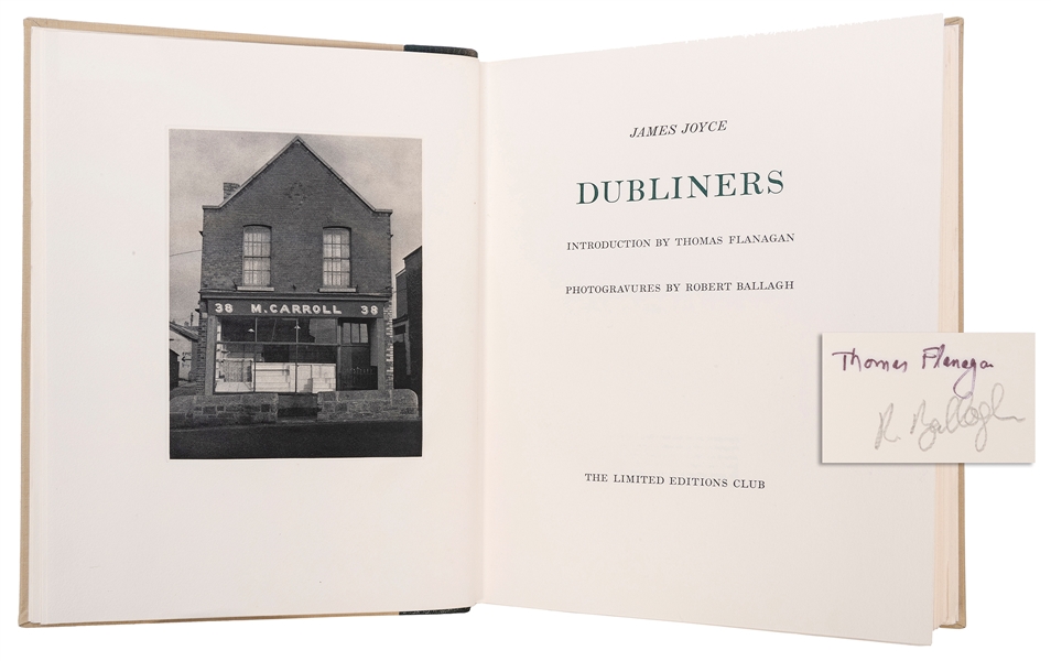  [LIMITED EDITIONS CLUB]. JOYCE, James (1882–1941). Dubliner...