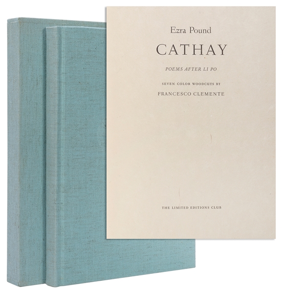  [LIMITED EDITIONS CLUB]. POUND, Ezra (1885–1972). Cathay: P...