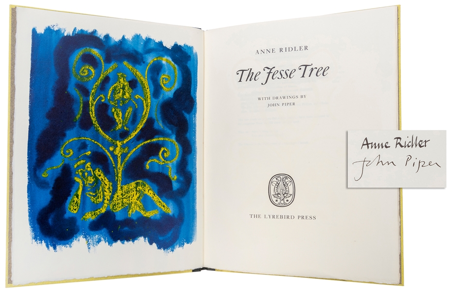  [LYREBIRD PRESS]. RIDLER, Anne. The Jesse Tree. [Oxford and...