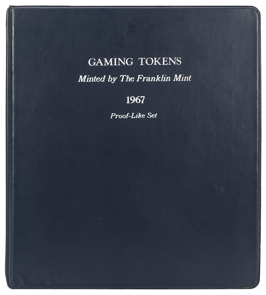  1967 Franklin Mint Gaming Tokens Set. Housed in original na...