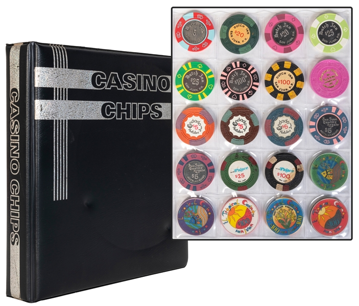  A Puerto Rico Casino Chip Collection (150). Fine collection...