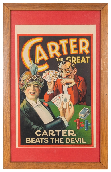  CARTER, Charles. Carter the Great. Carter Beats the Devil. ...