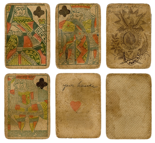  Nathaniel Ford & Co. American Manufacture Playing Cards. Mi...