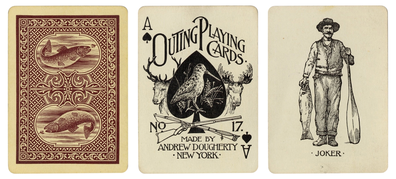  Andrew Dougherty Outing No. 17 Playing Cards. New York, ca....