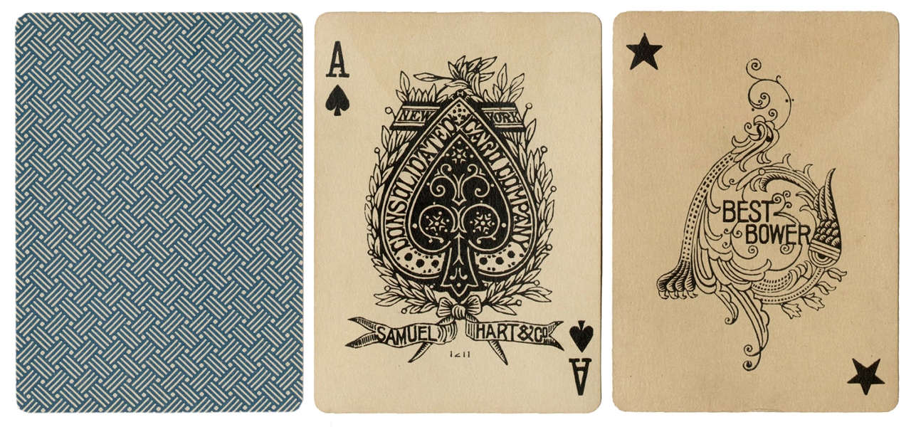  NYCC Samuel Hart Steamboat Squeezer Playing Cards. New York...